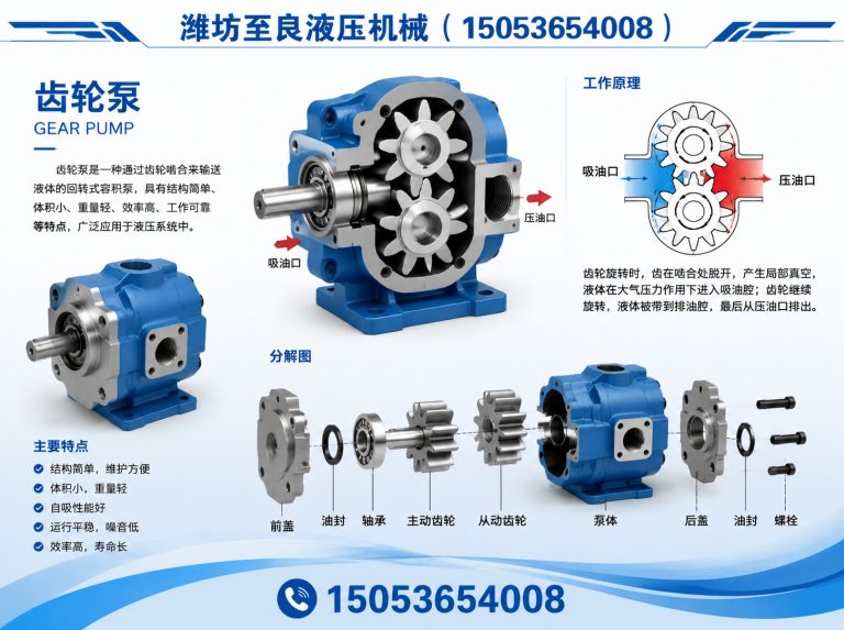 奎文区潍坊至良液压机械展示图